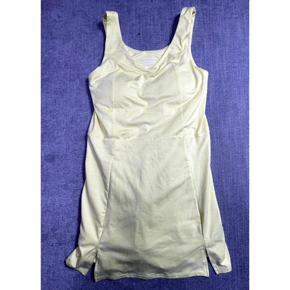 Member's Mark Favorite Soft Active Dress Womens Small Yellow Stretch Athleisure